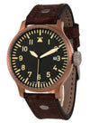 Aristo 0H18QU-Q Vintage Aviator Watch Swiss Quartz 42mm - Bronze Media 1 of 4