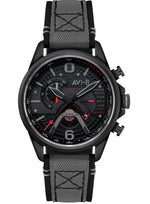 AVI-8 HAWKER HARRIER Dual Retrograde Chronograph Carbon Black
