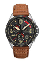 AVI-8 P-51 MUSTANG Blakeslee Chronograph BRONZE OAK