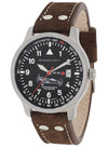 Messerschmitt ME-209 Watch - Swiss Quartz brown leather strap
