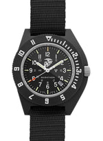 Marathon Swiss 41MM OFFICIAL USMC BLACK PILOT'S NAVIGATOR WITH DATE (QUARTZ) - WW194013BK-0201