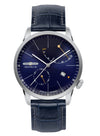 Zeppelin 7366-3 Automatic Power reserve with blue dial and blue strap 