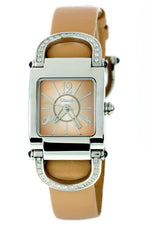 Altanus Kelly - Beige Elegant Watch-Cubic Zirconia