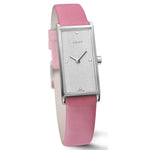 a.b. art watches I 301- Pink leather strap Swiss Made
