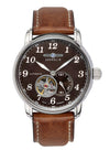 Zeppelin 7666-4 Automatic Watch with open heart cut 76664