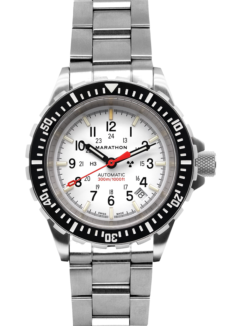 Marathon Swiss 41MM LARGE DIVER'S AUTOMATIC (GSAR) with Stainless Steel Bracelet - WW194006SS-0513