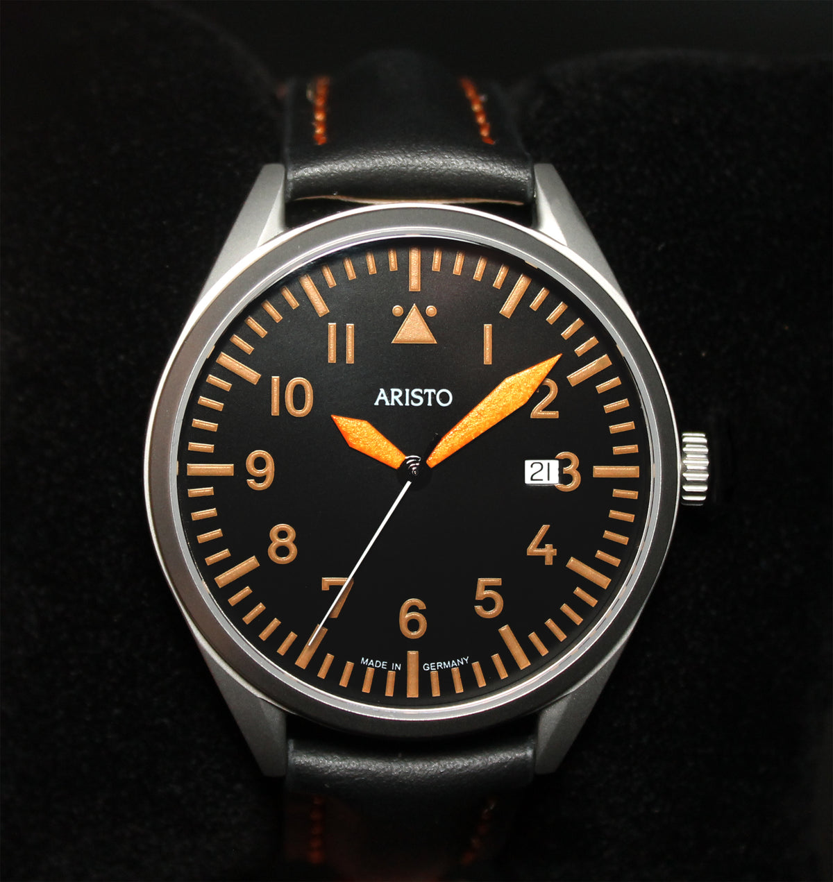 Aristo 3H223 Swiss quartz watch 43 mm