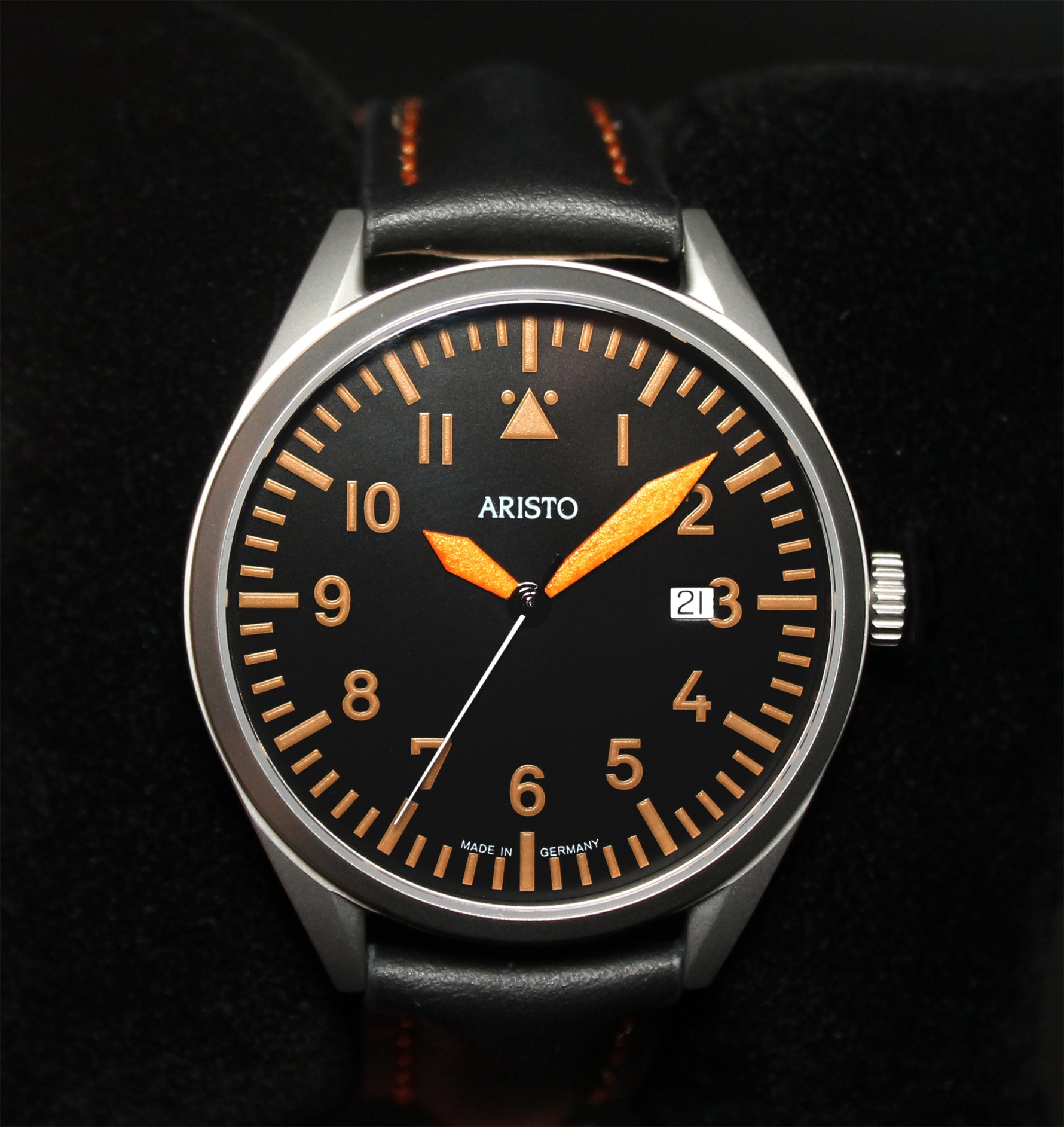 Aristo 3H223 Swiss quartz watch 43 mm