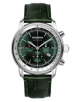 Zeppelin 88884 Watch 8888-4 green dial with three sundials and green strap