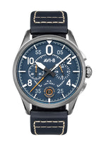 AVI-8 SPITFIRE Lock Chronograph CHANNEL BLUE 