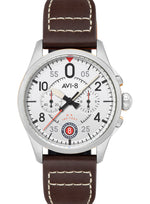 AVI-8 SPITFIRE Lock Chronograph Aircraft White 