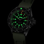 Marathon Swiss 41MM1MM JEEP® RUBICON GSAR ON Green 3-PIECE RUBBER STRAP KIT - WW194006SS-4101