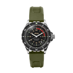 Marathon Swiss 41MM1MM JEEP® RUBICON GSAR ON Green 3-PIECE RUBBER STRAP KIT - WW194006SS-4101