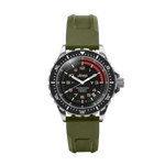 Marathon Swiss 41MM1MM JEEP® RUBICON TSAR (Diver Quartz) ON Green 3-PIECE RUBBER STRAP KIT - WW194007SS-4130