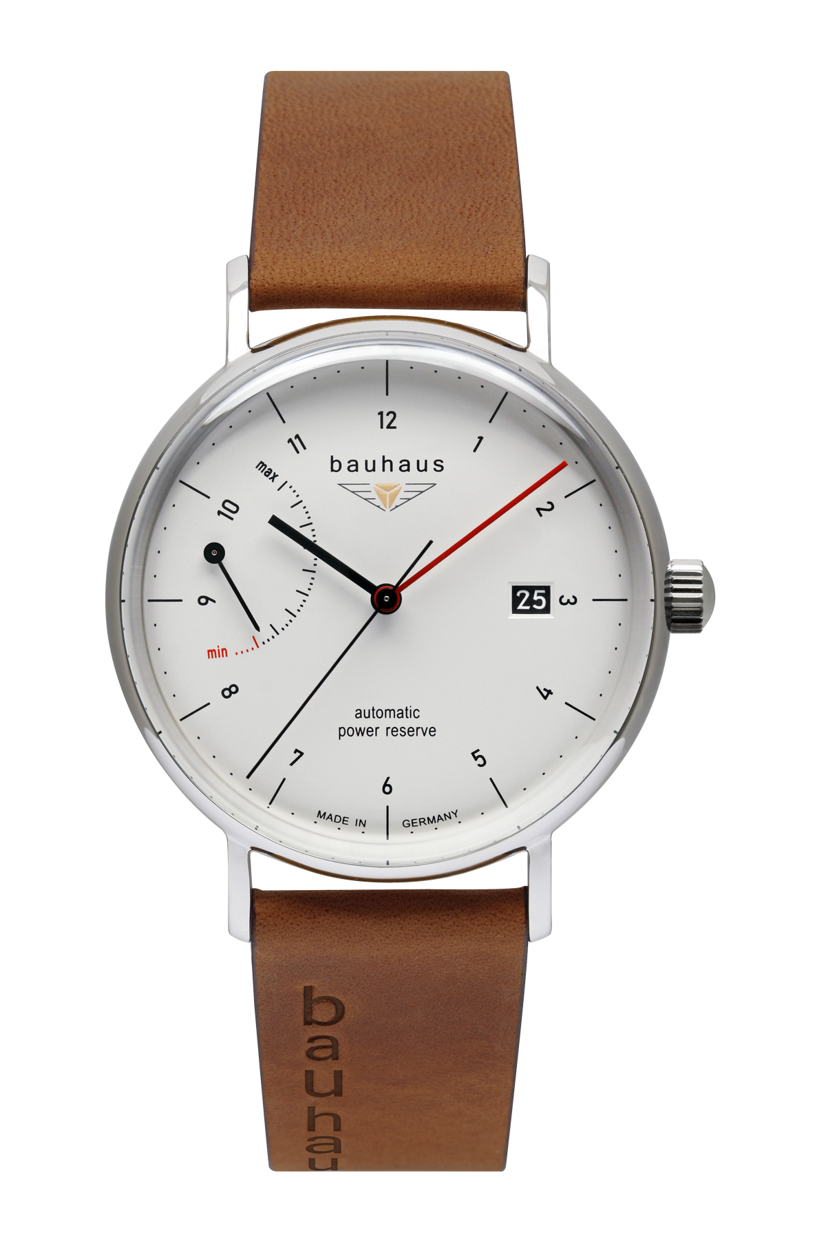 Bauhaus 2160-1-Men automatic power reserve watch