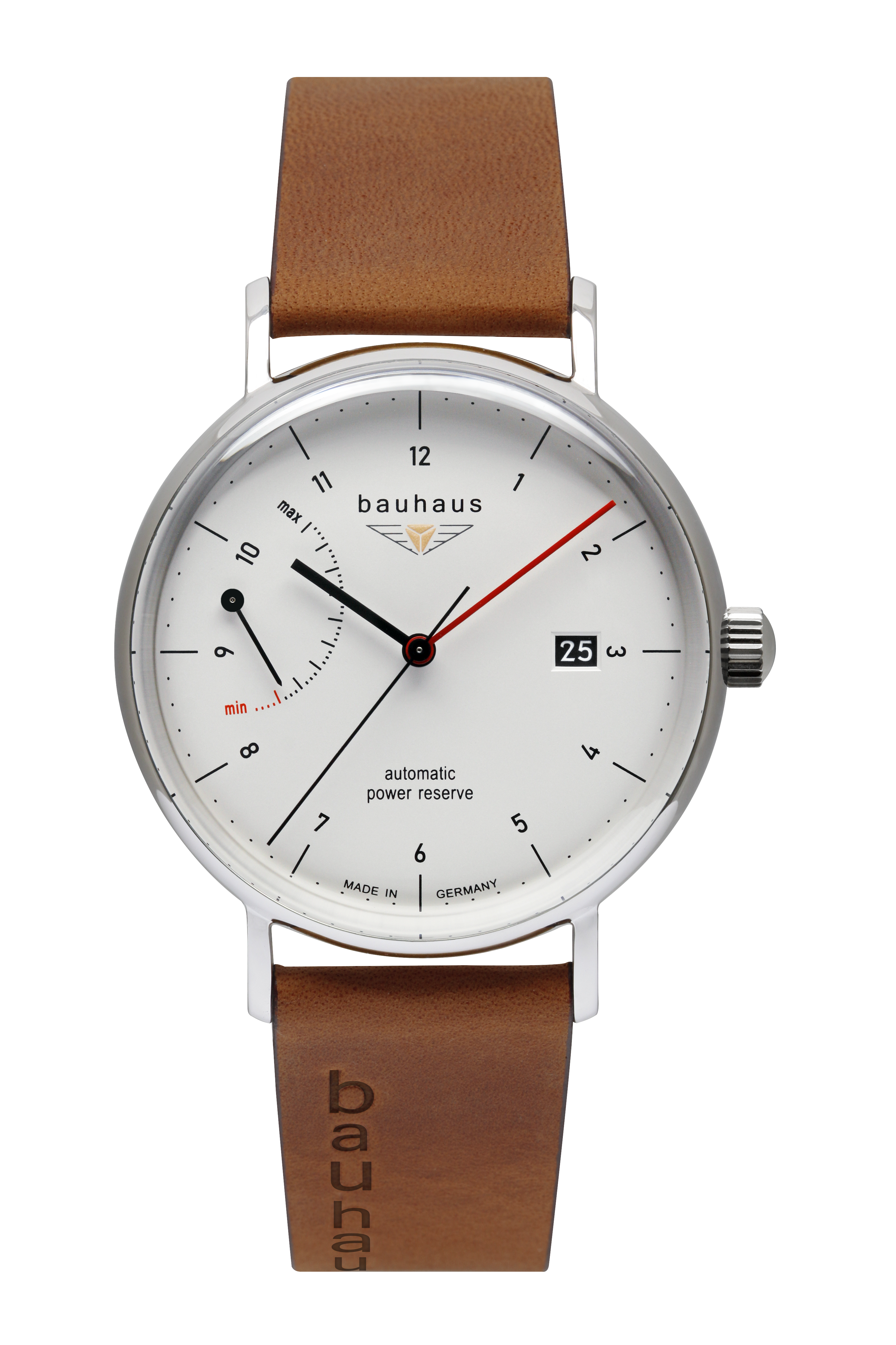 Bauhaus 2160-1-Men automatic power reserve watch