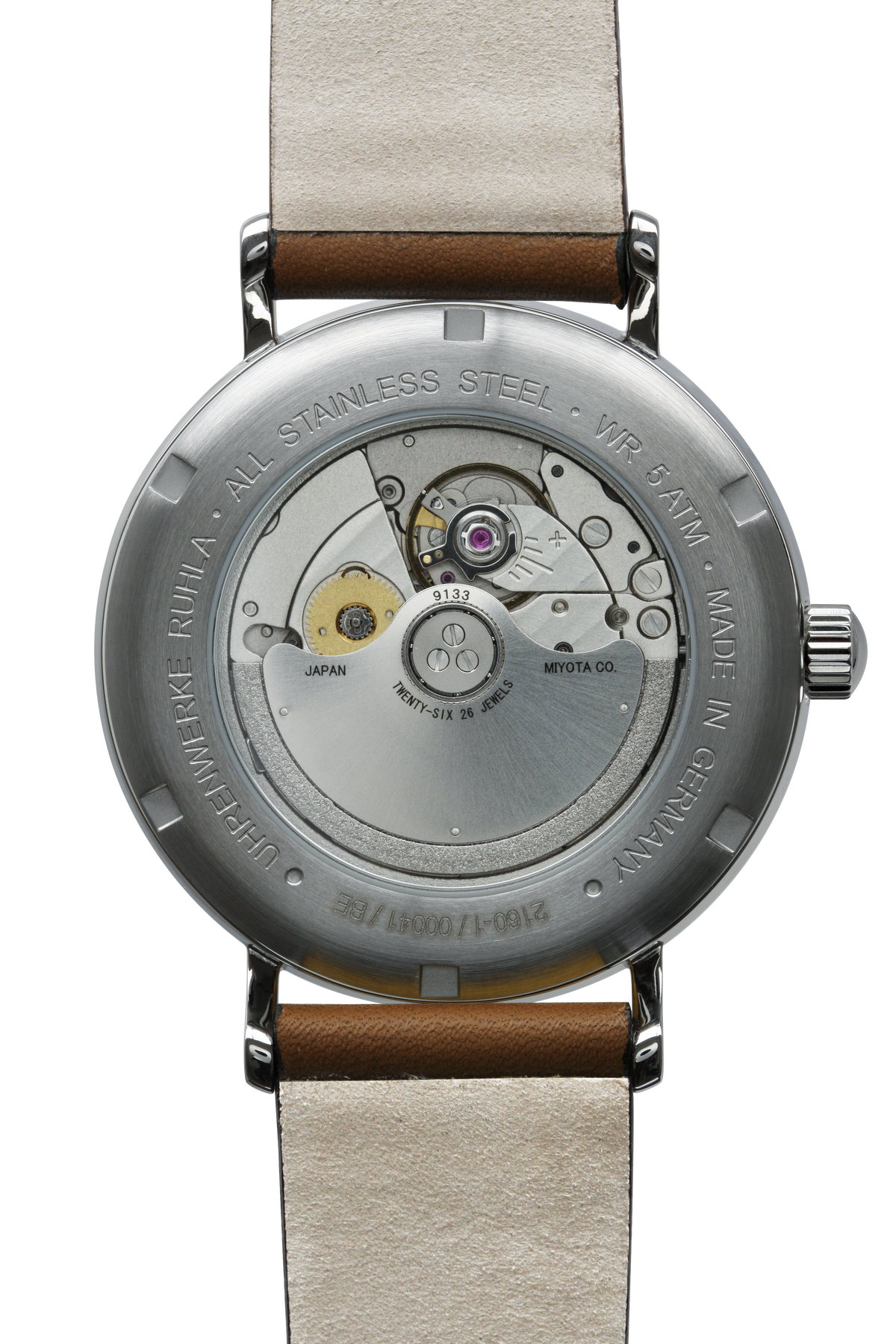 Bauhaus 2160-1-Men automatic power reserve watch