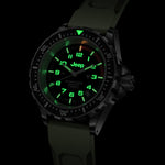 Marathon Swiss 41MM1MM JEEP® RUBICON TSAR (Diver Quartz) ON Green 3-PIECE RUBBER STRAP KIT - WW194007SS-4130