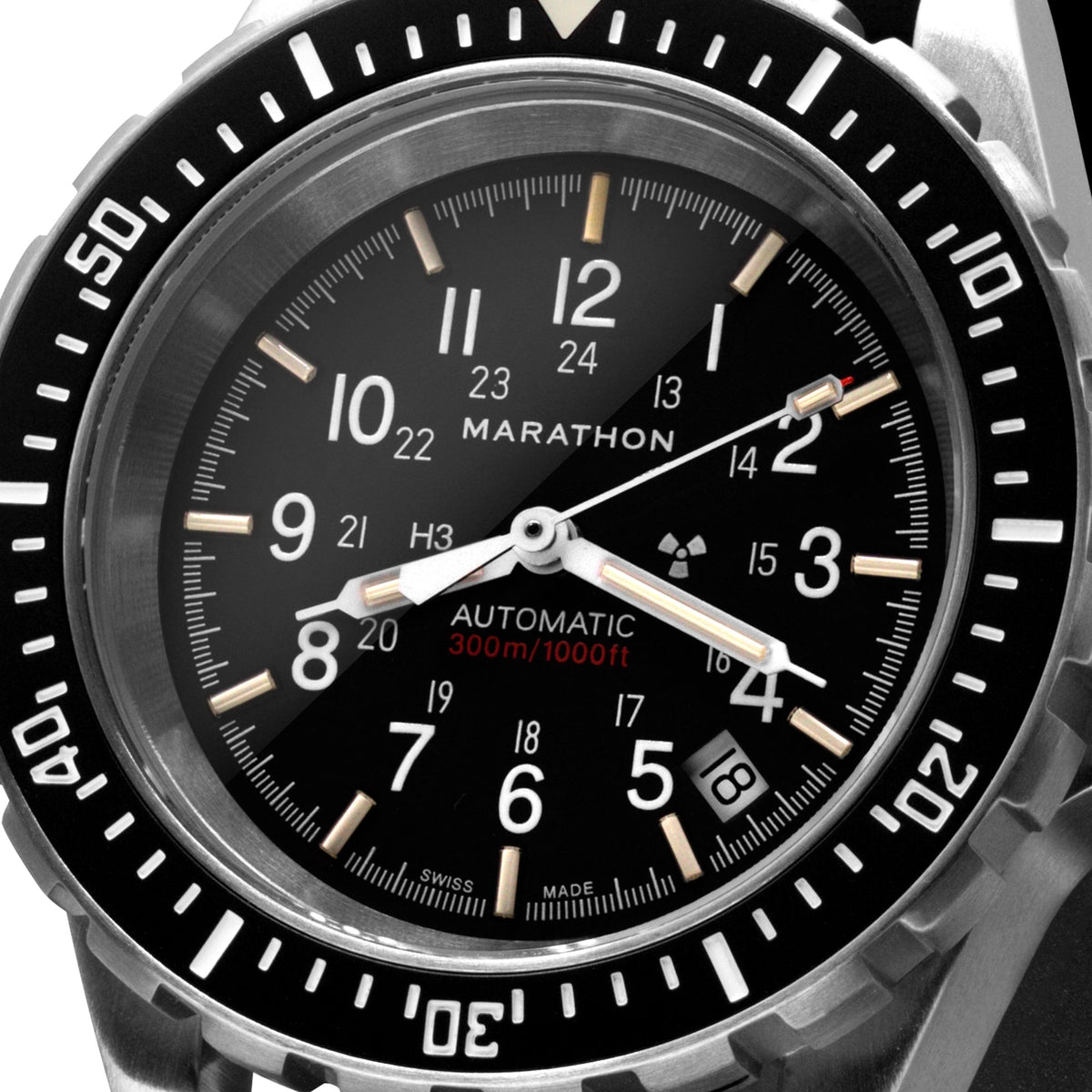 Marathon Swiss 41MM LARGE DIVER'S AUTOMATIC (GSAR) with Stainless Steel Bracelet - WW194006SS-0112