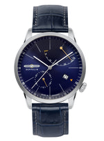 Zeppelin 7366-3 Automatic Power reserve with blue dial and blue strap 