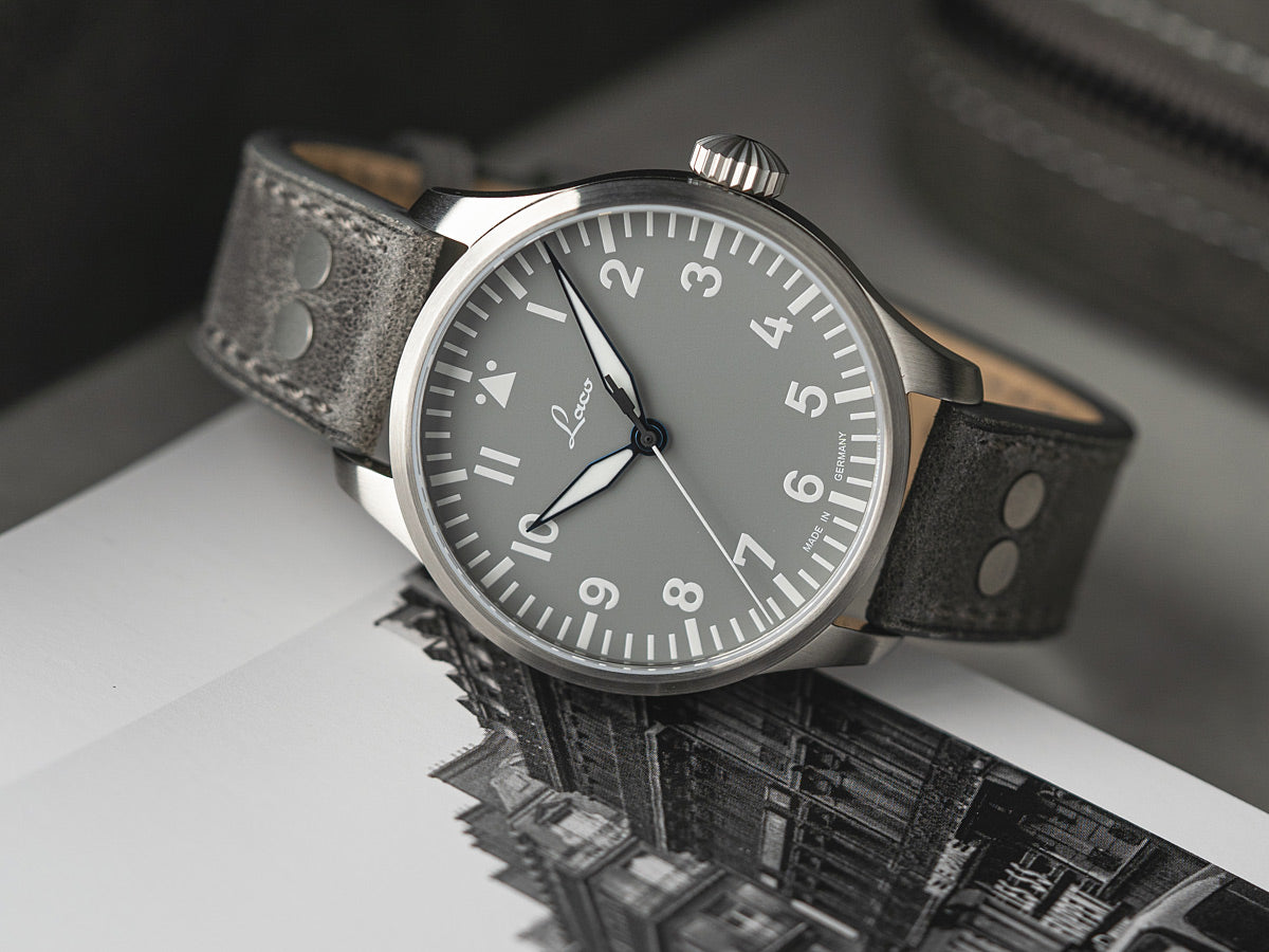 Laco 862161 Augsburg GRAU 39 mm Automatic Watch – www.justwatchme.net