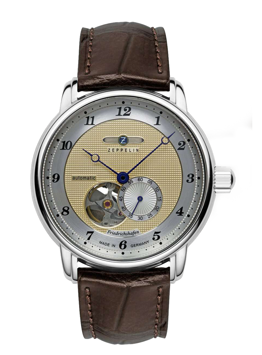 Zeppelin 8566-5 Friedrichshafen Automatic with open heart