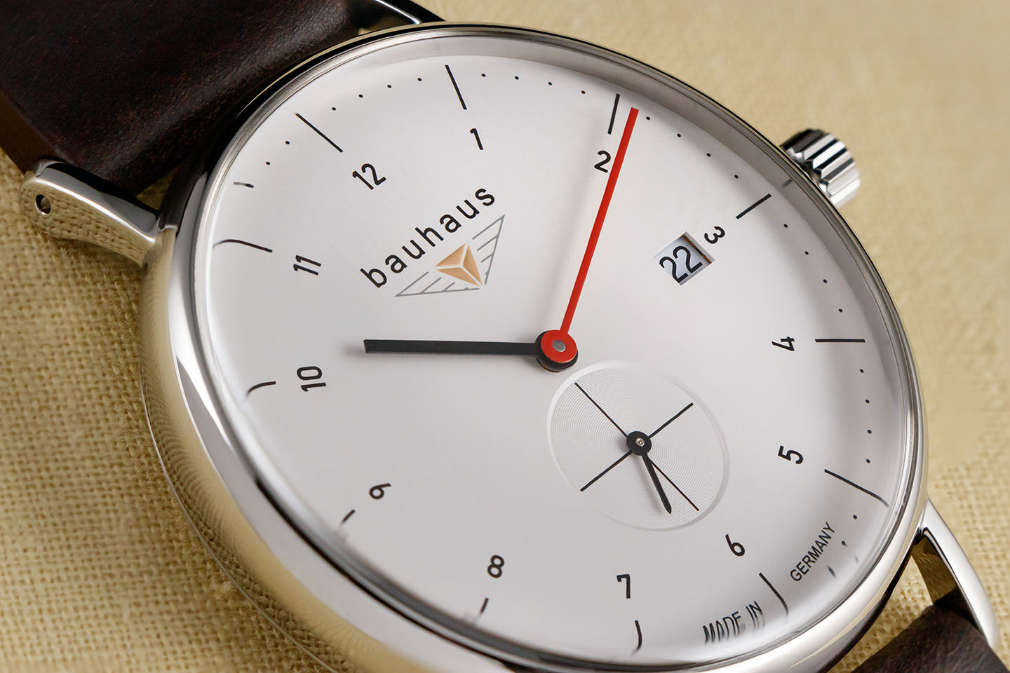 Swiss Watch Bauhaus display Men\'s Date with 2140-4 Movement