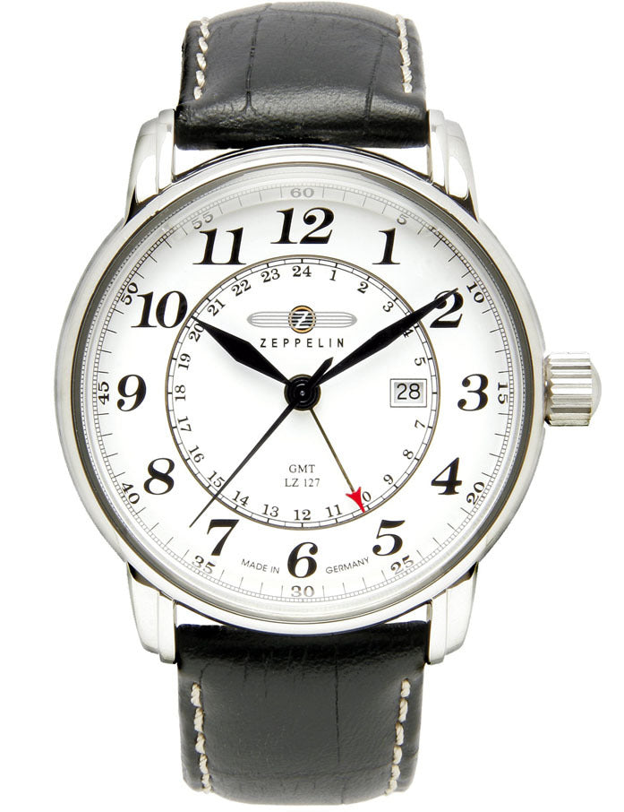 Zeppelin 7642-1 Dual Time  GMT- Swiss Movement