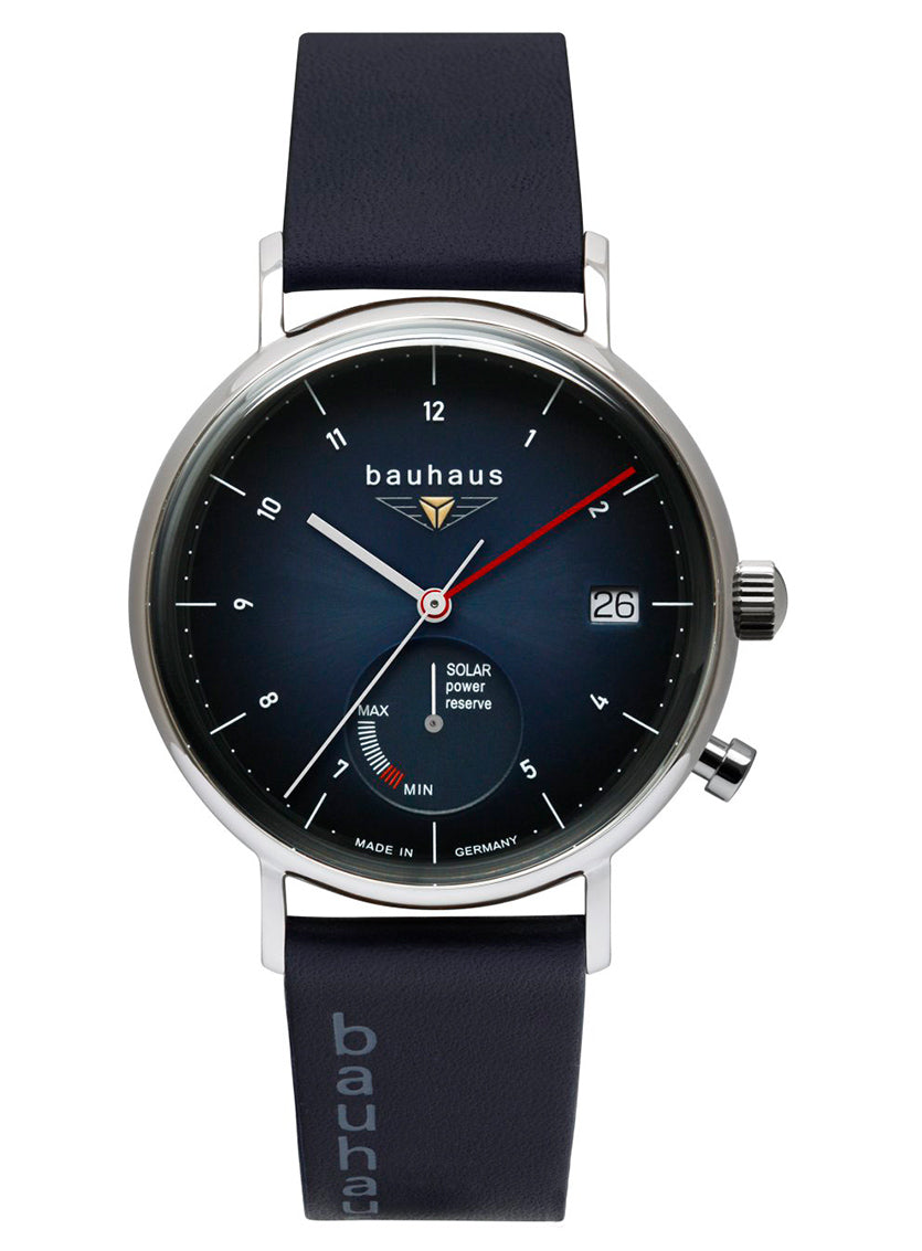 Bauhaus 2112-3  Solar  Movement with Reserve indicator