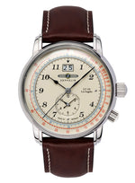 Zeppelin 8644-5 Watch Big date LZ 126 Dual Time