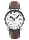 Zeppelin 8668-2 watch automatic silver dial