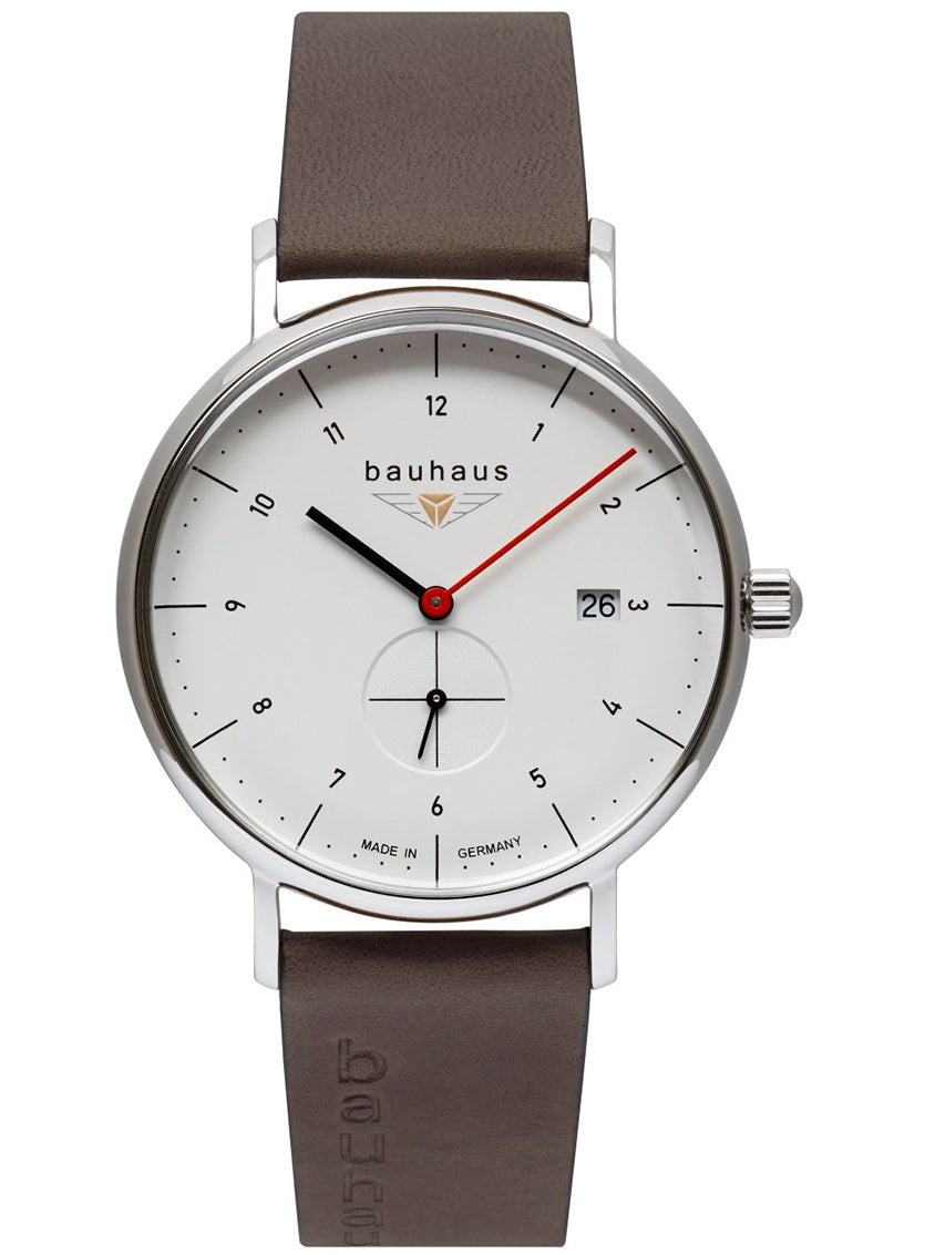 display Watch Swiss with Bauhaus 2140-4 Men\'s Date Movement