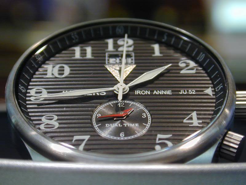 Junkers  6640M-2  Dual time GMT  watch -Iron Annie JU52 