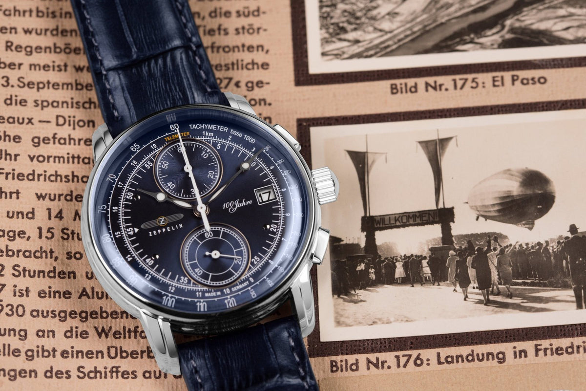 Zeppelin 8670-3 Chronograph  100 Years Zeppelin Series